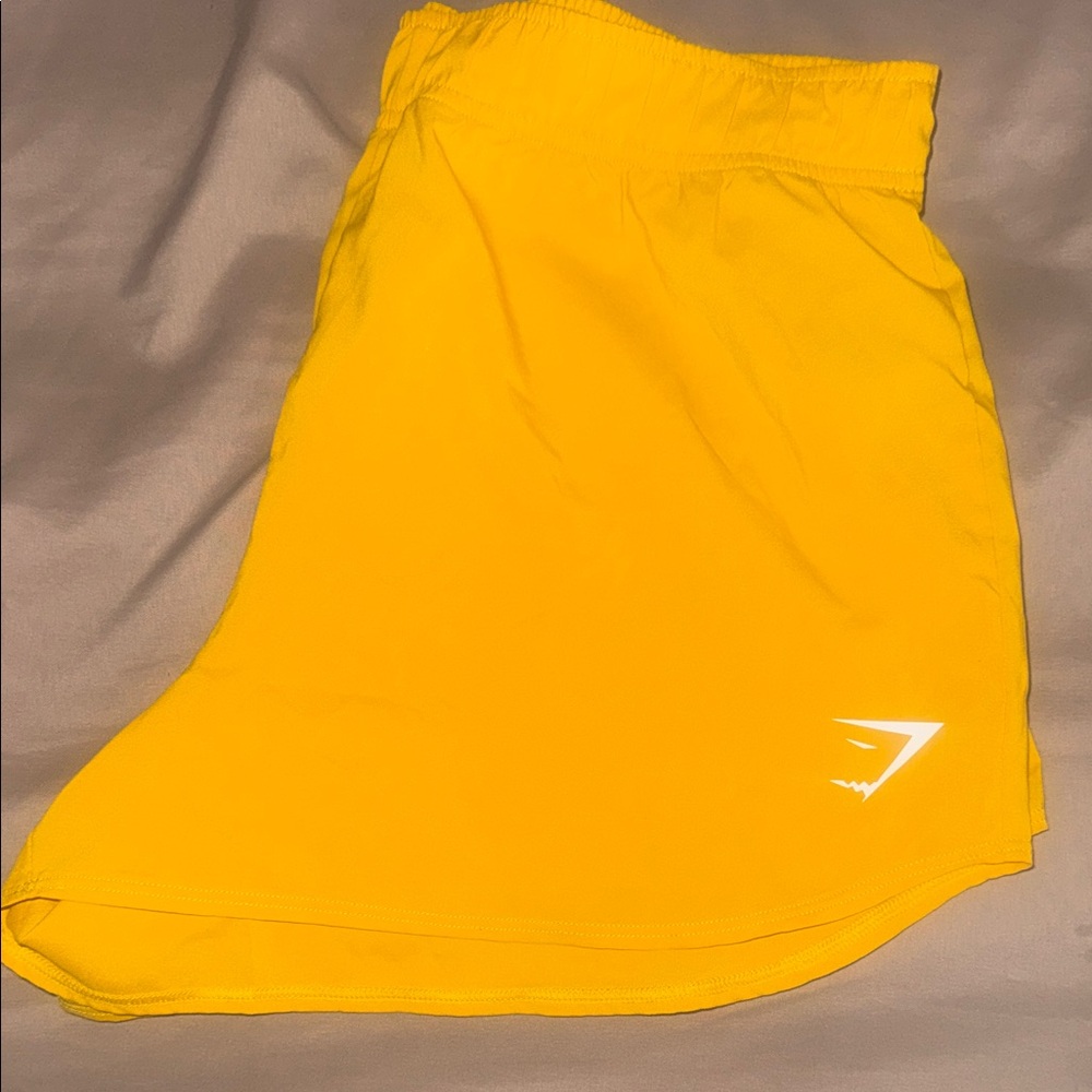 Gymshark Bright Yellow Workout Shorts